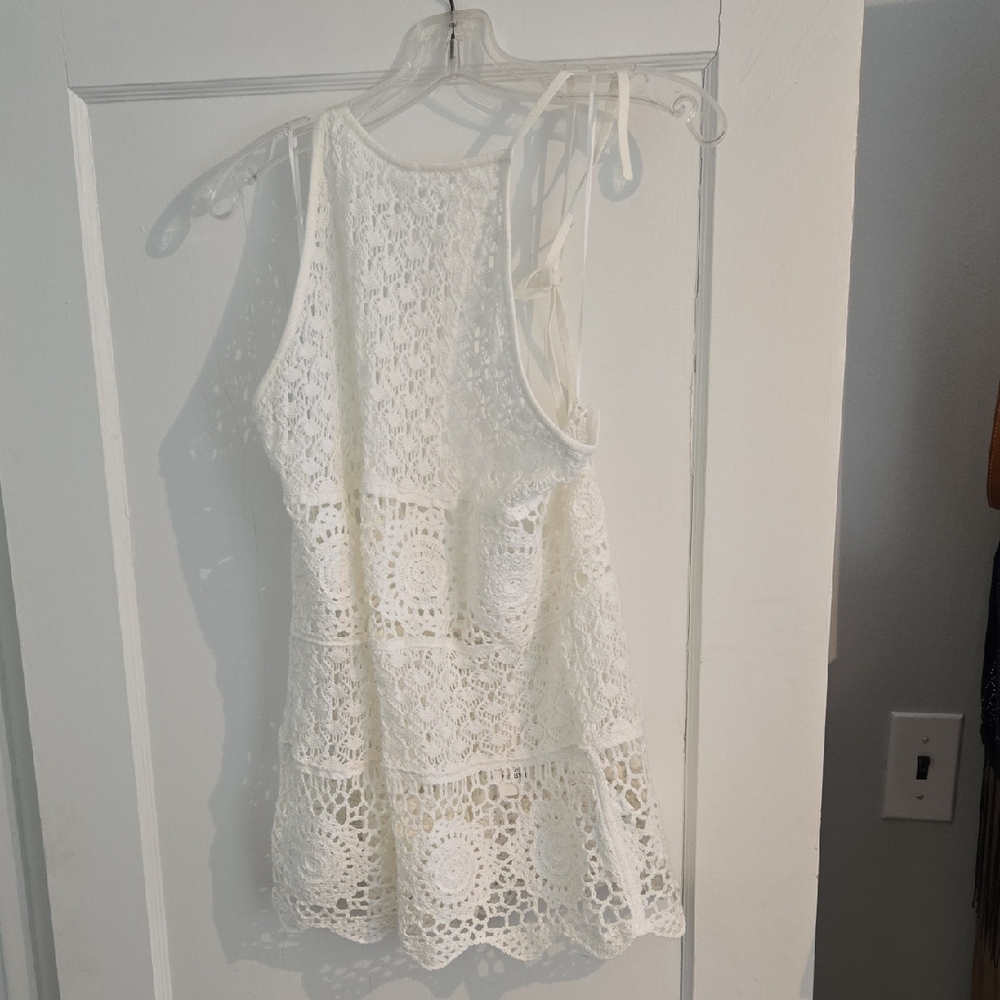 Hollister crochet cover-up dress